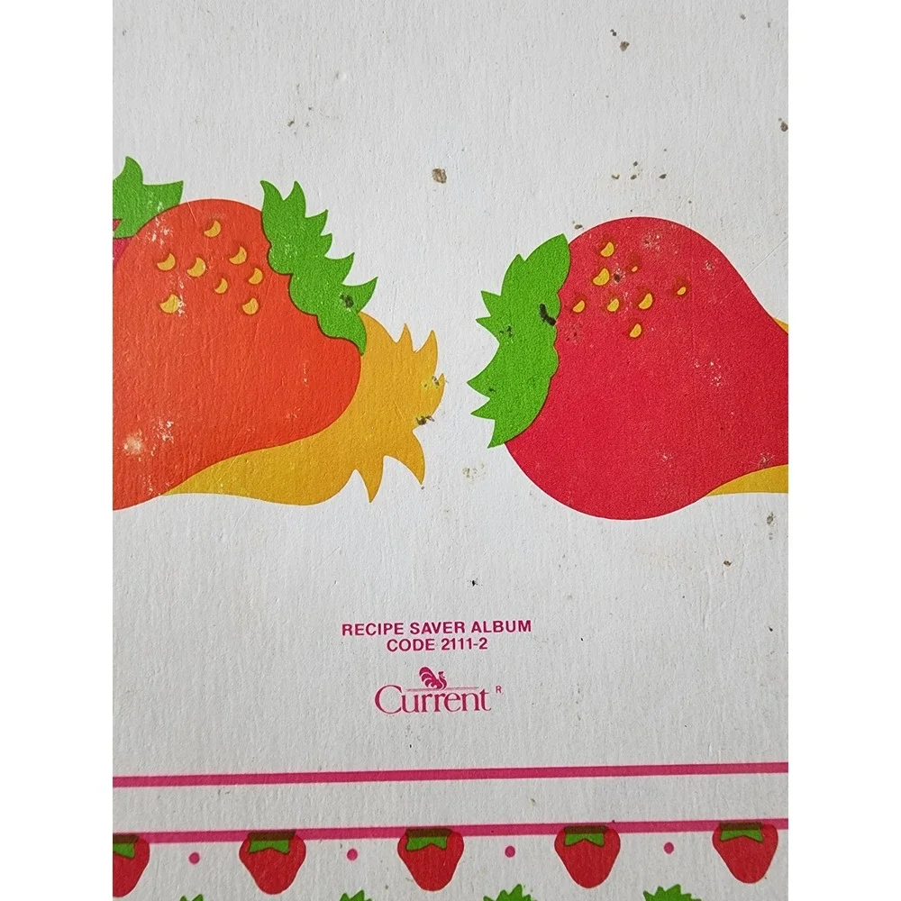 Vintage‎ 1985 Current Strawberry Recipe Saver Album with Recipes!!